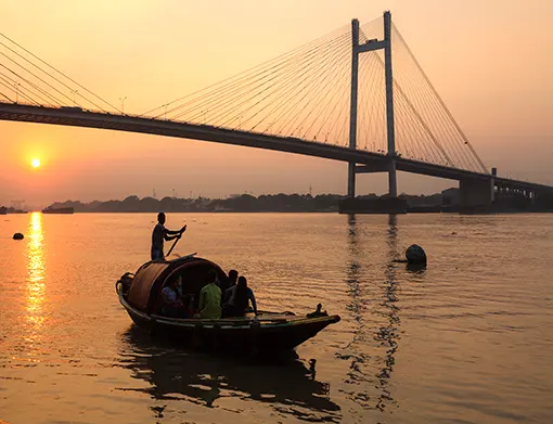 Boating at Prinsep Ghat